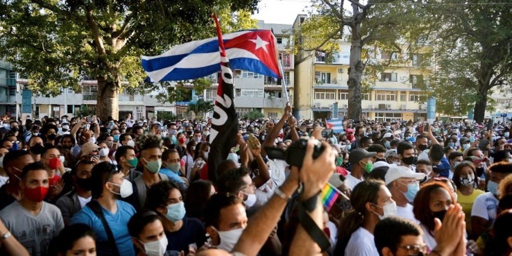 manisfestation au cuba