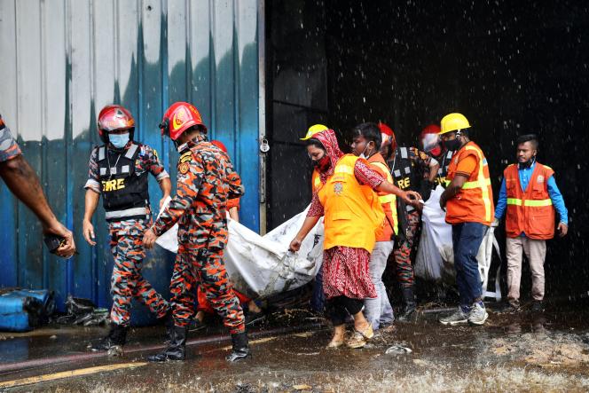 incendie d'une usine au bangladesh