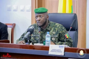 Le Général Amara Camara soutien la candidature du Général MamadiDoumbouya.